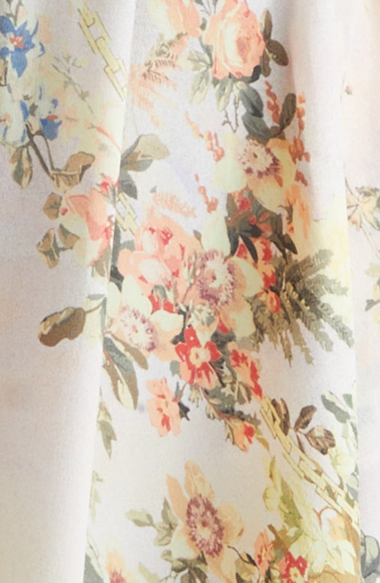 Camilla Twilight in Istanbul Long Sleeve Silk Maxi Dress, Alternate, color, Twilight In Istanbul