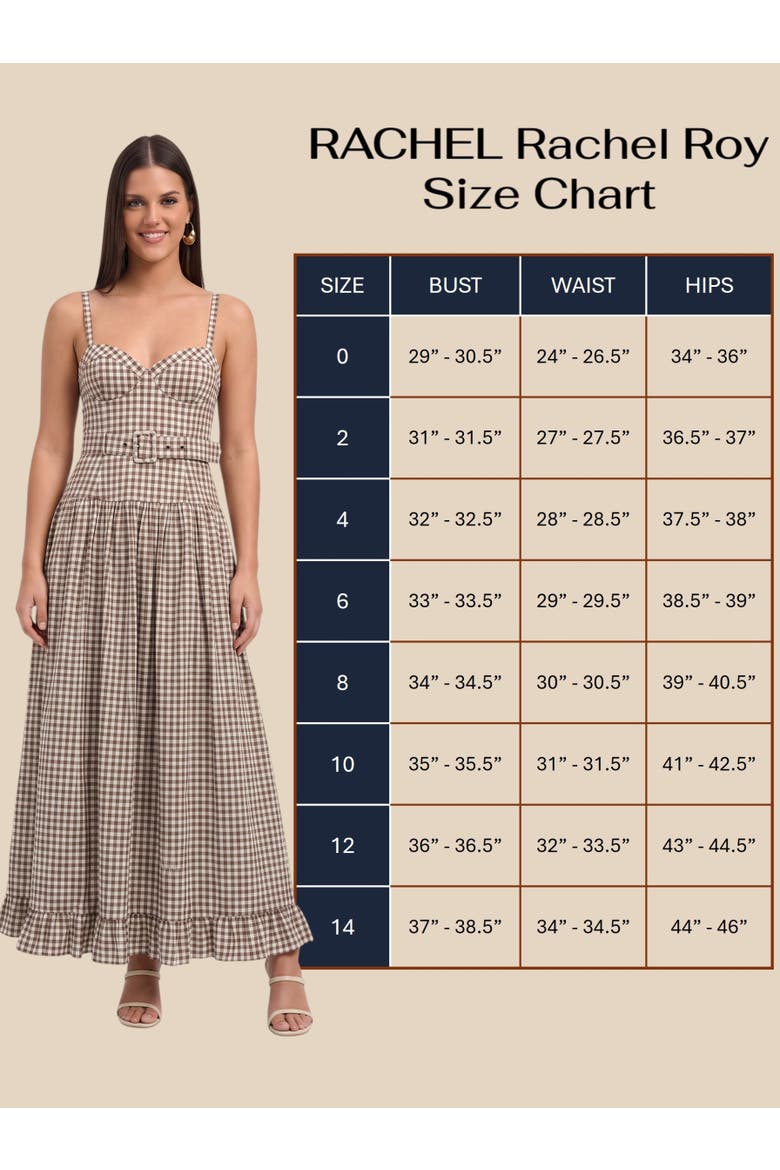 Elodie Sweetheart Neck Maxi Dress, Alternate, color, Ivory Brown Gingham