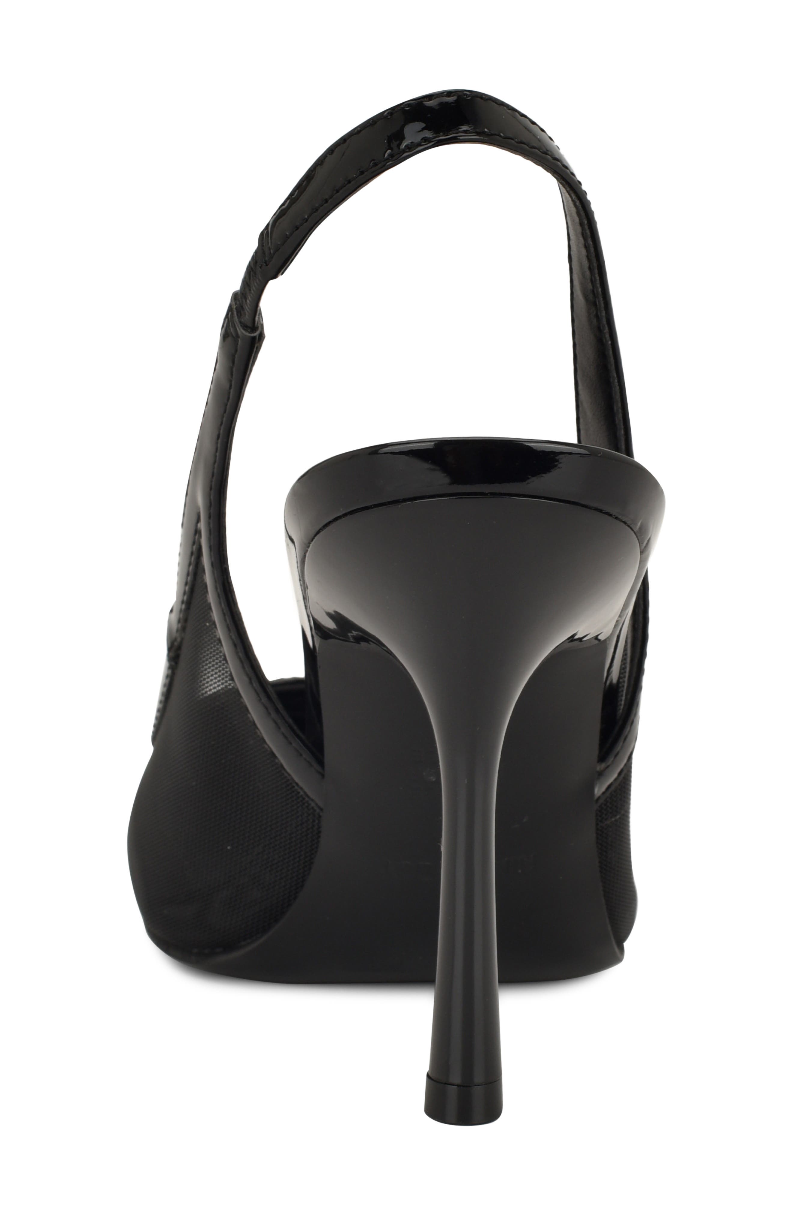 Nine West Jermain Slingback Pointed Toe Pump, Alternate, color, Black