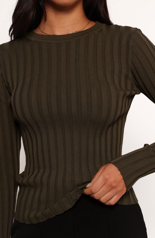 Petal And Pup Petal & Pup Aneesa Wide Rib Top In Brown