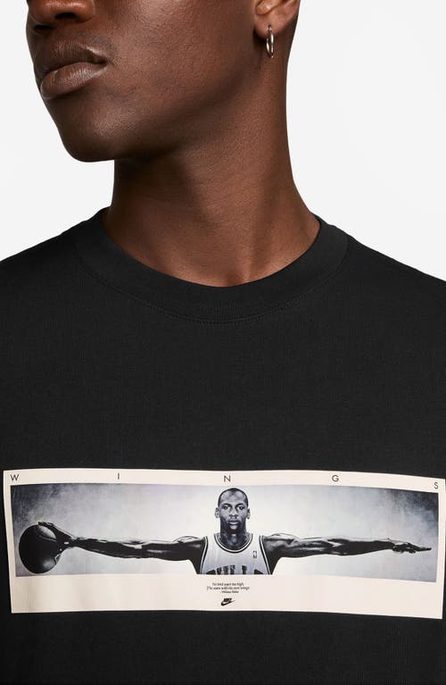 Jordan Photo Graphic T-shirt In Black