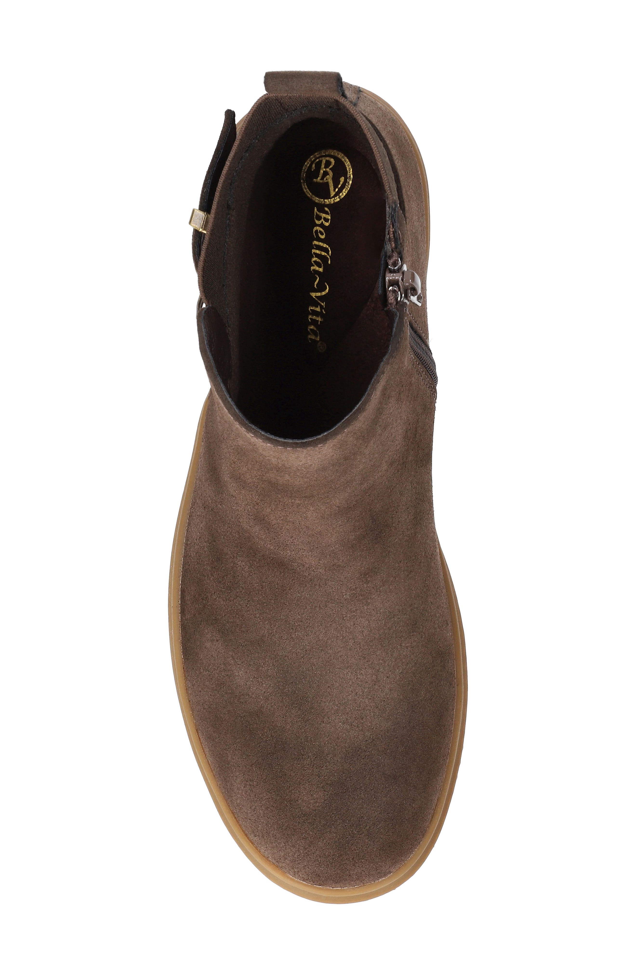 Cassie Buckle Bootie, Alternate, color, BROWN
