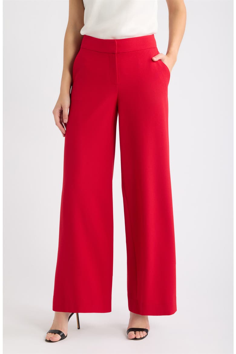 Wide Leg Pants, Main, color, LIPSTICK