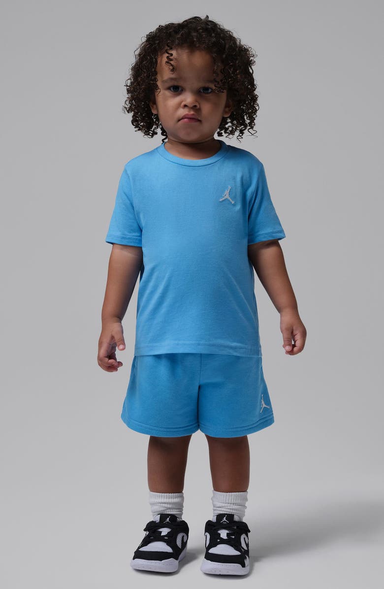 Jordan Kids' MJ Brooklyn Essentials T-Shirt & Shorts Set, Alternate, color, University Blue