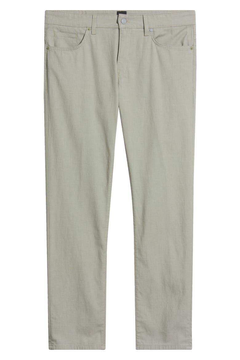 Delaware Slim Fit Five Pocket Pants, Alternate, color, MEDIUM GREEN