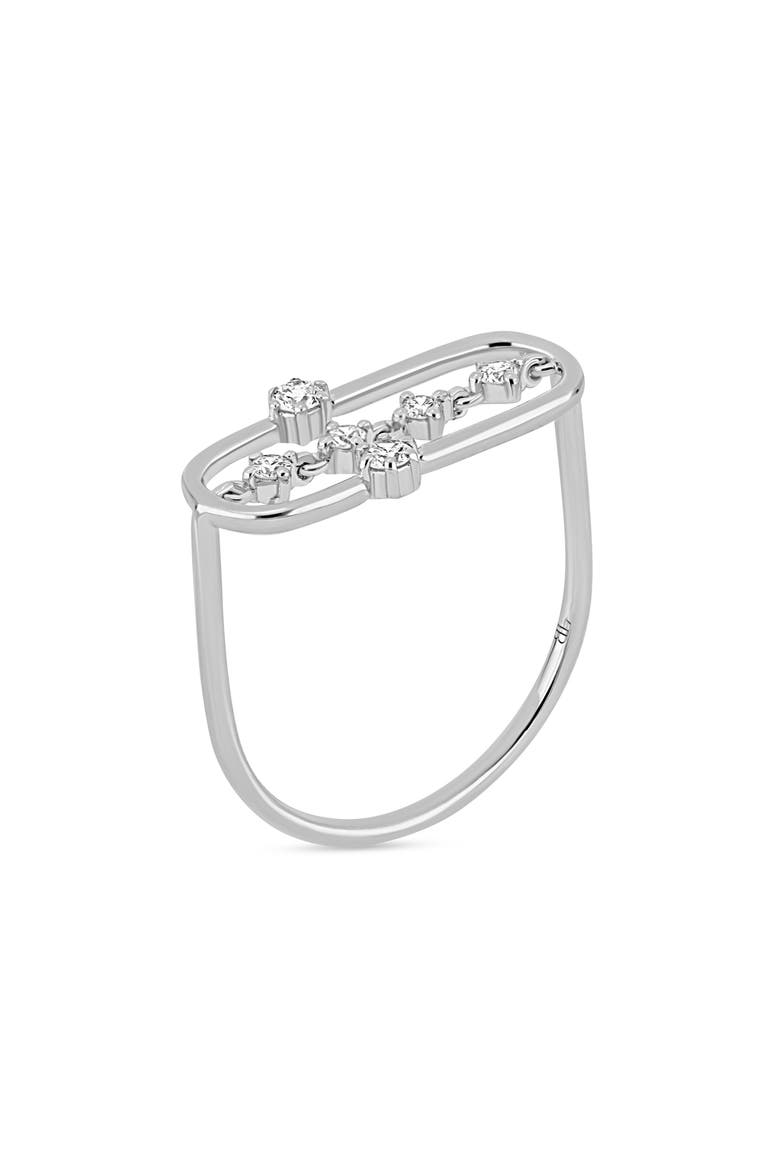 18K Gold Liora Diamond Statement Ring, Alternate, color, 18K WHITE GOLD