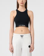 PLEIN SPORT Ribbed Tank Top Women
