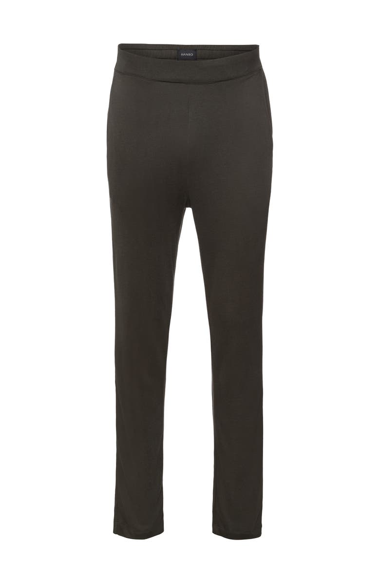 Hanro Woolen Comfort Tencel And Cashmere Pants, Main, color, Earthy Ink