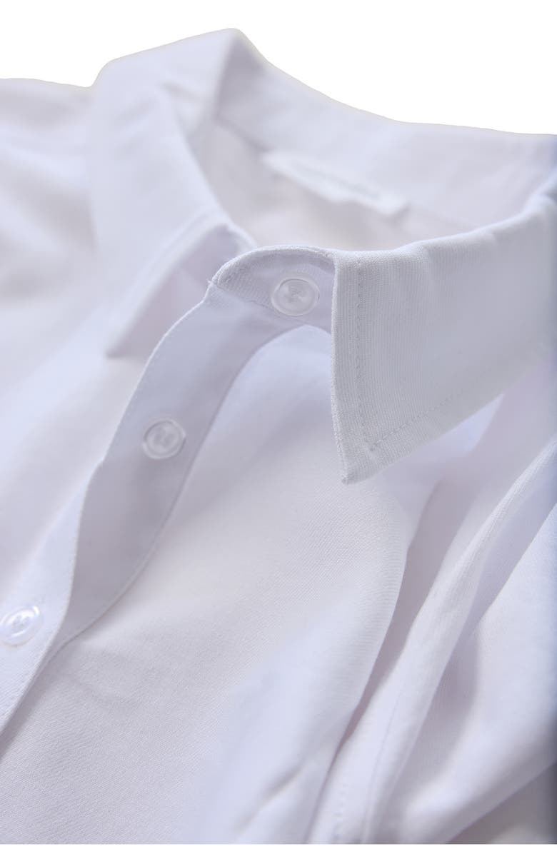 Ingrid & Isabel<sup>®</sup> Button-Up Peplum Maternity Top, Alternate, color, White