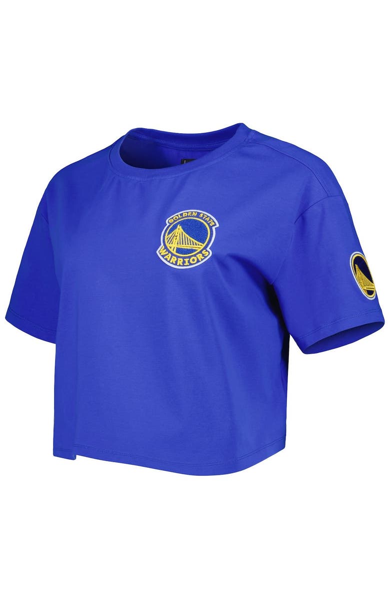 PRO STANDARD Women's Pro Standard Royal Golden State Warriors Classics Boxy T-Shirt, Alternate, color,