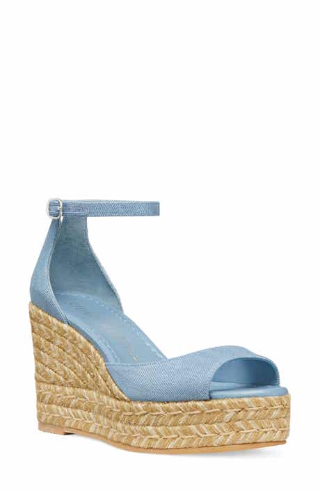 Stuart Weitzman Nudistia Espadrille Wedge Sandal