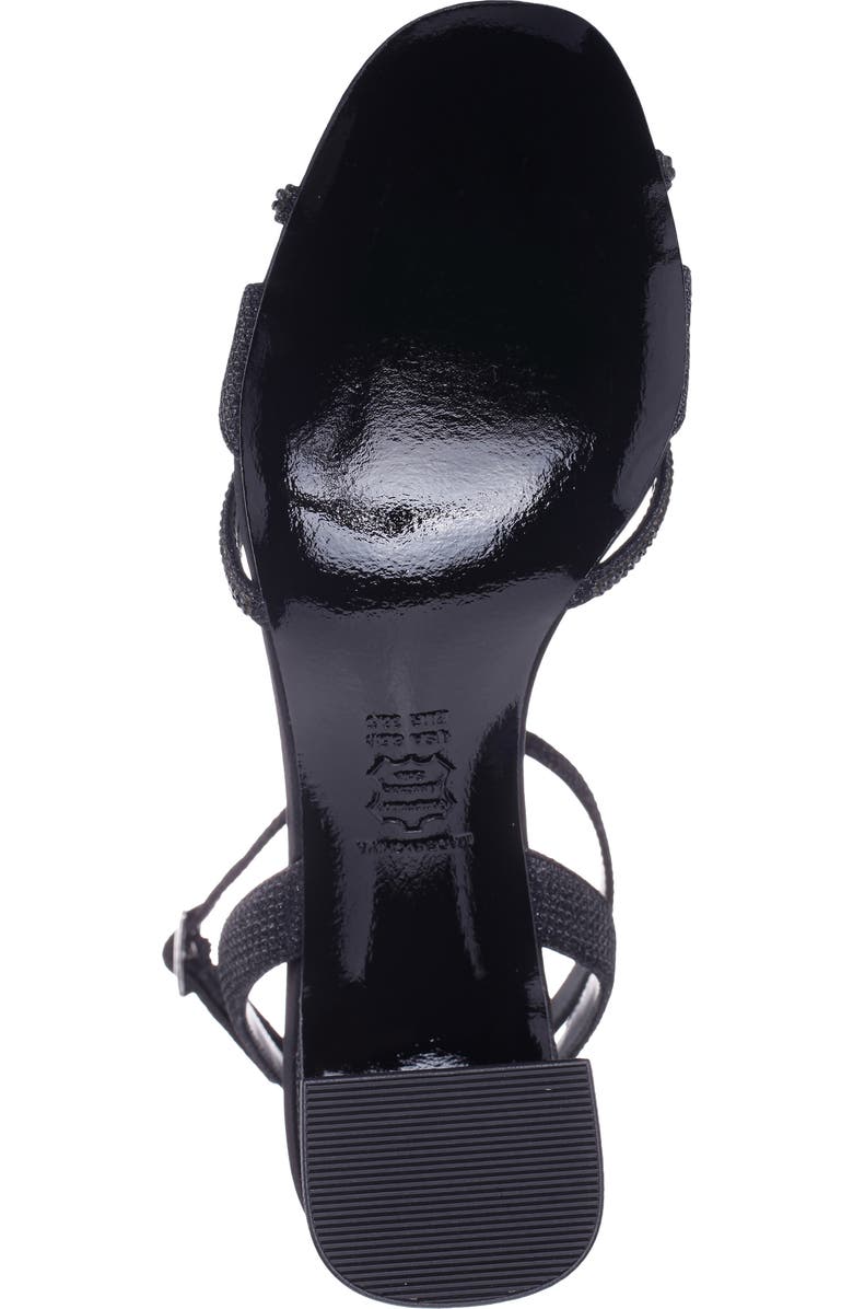 Nina Bracha Ankle Strap Sandal, Alternate, color, Black