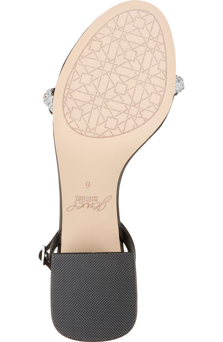 Jewel Badgley Mischka Odonna Embellished Ankle Strap Sandal, Alternate, color,