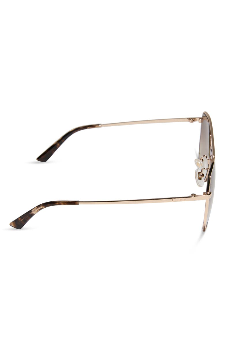 DIFF Berkely 59mm Polarized Gradient Navigator Sunglasses, Alternate, color, Brown Gradient