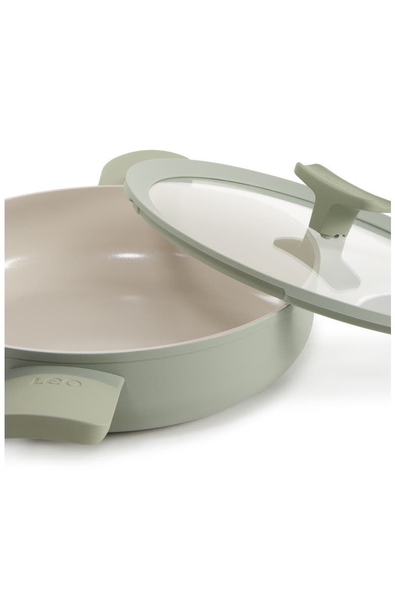 Leo Balance 10.25-Inch Covered Saute Pan, Alternate, color, SAGE
