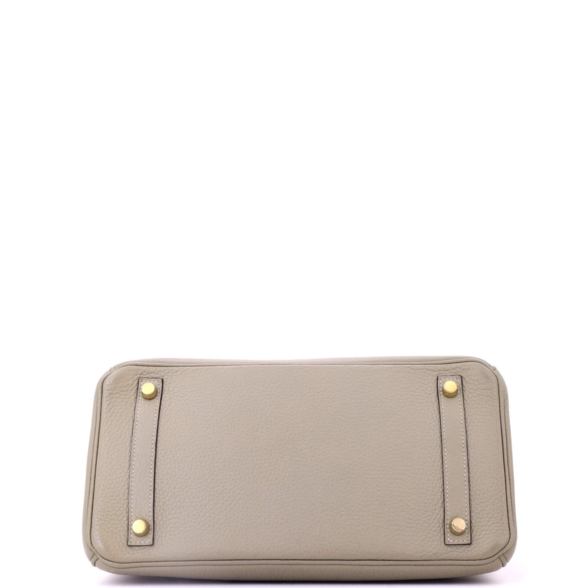 Pre-Owned Hermes Birkin Handbag Green Clemence with Gold Hardware 30, Alternate, color, Sauge