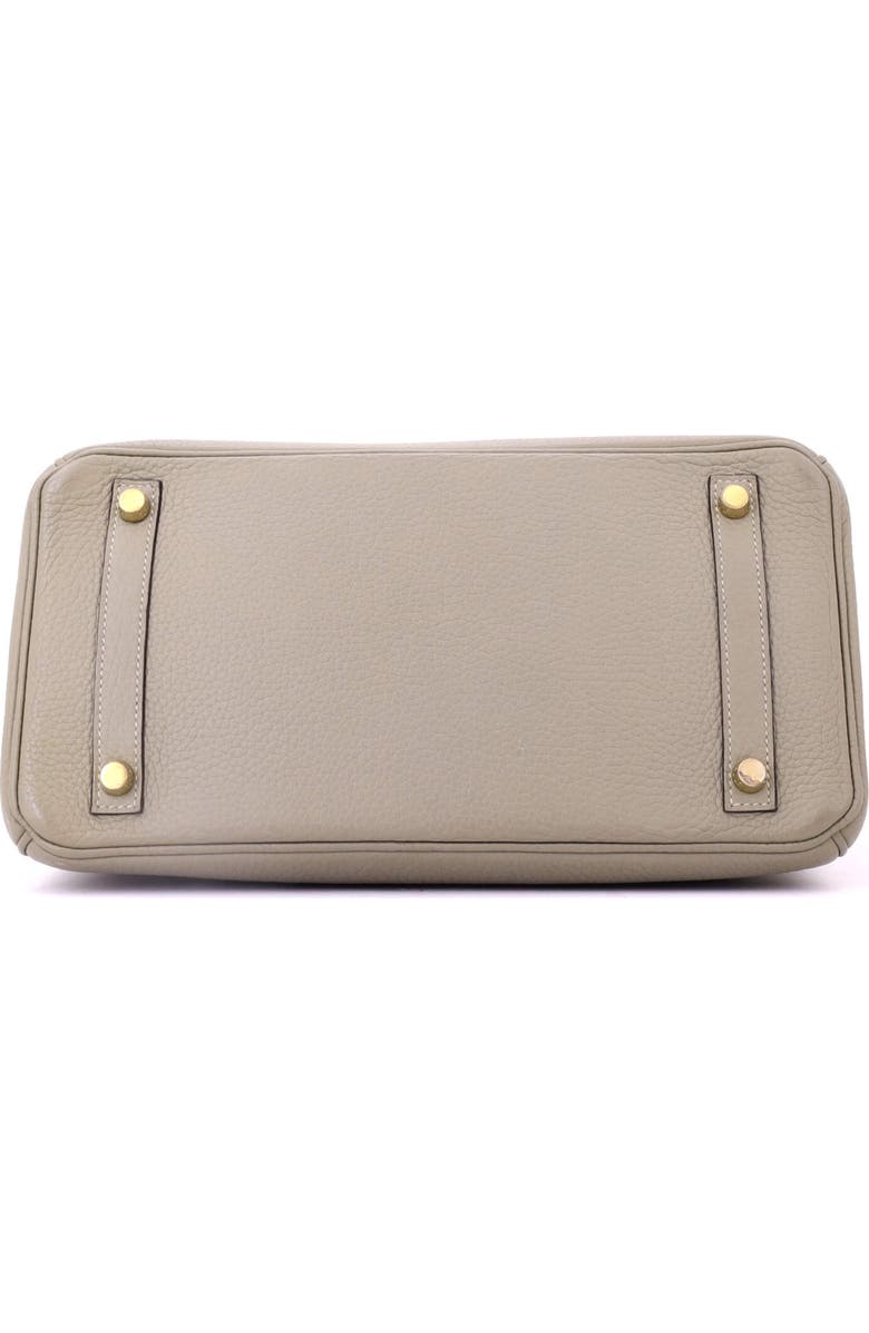 Pre-Owned Hermes Birkin Handbag Green Clemence with Gold Hardware 30, Alternate, color, Sauge