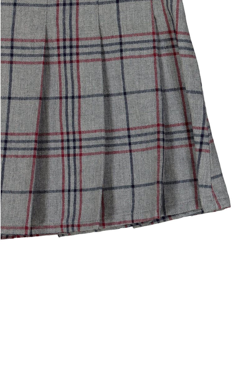 Hope & Henry Girls' Organic Pleated Buckle Skirt, Toddler, Alternate, color,