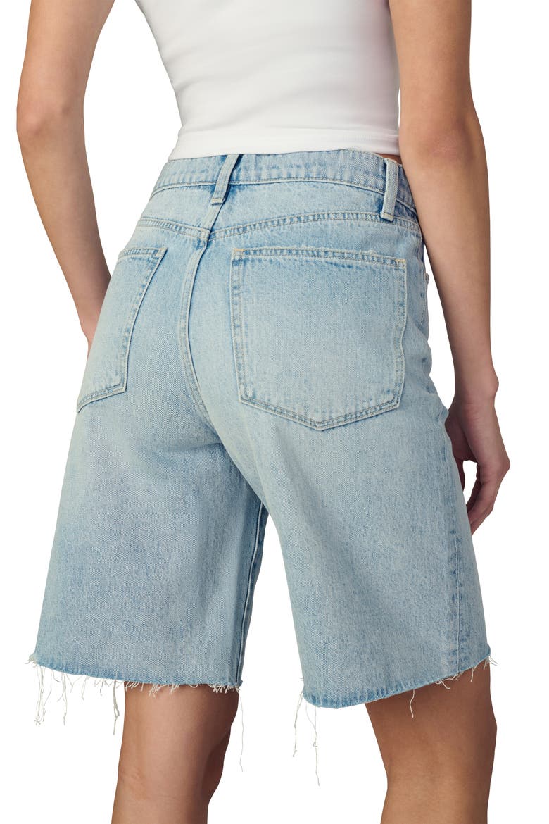 The Ryan Low Slung Cutoff Bermuda Denim Shorts, Alternate, color, GENTLE