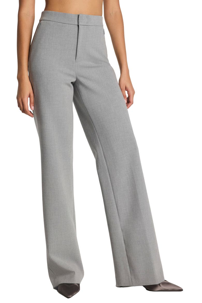 SPANXsupersmooth™ WellSuited 360 High Waist Wide Leg Pants, Main, color, HEATHER GREY