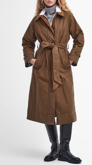 Barbour Marianne Waxed Cotton Trench Coat | Nordstromrack Barbour Marianne Waxed Cotton Trench Coat | Nordstromrack