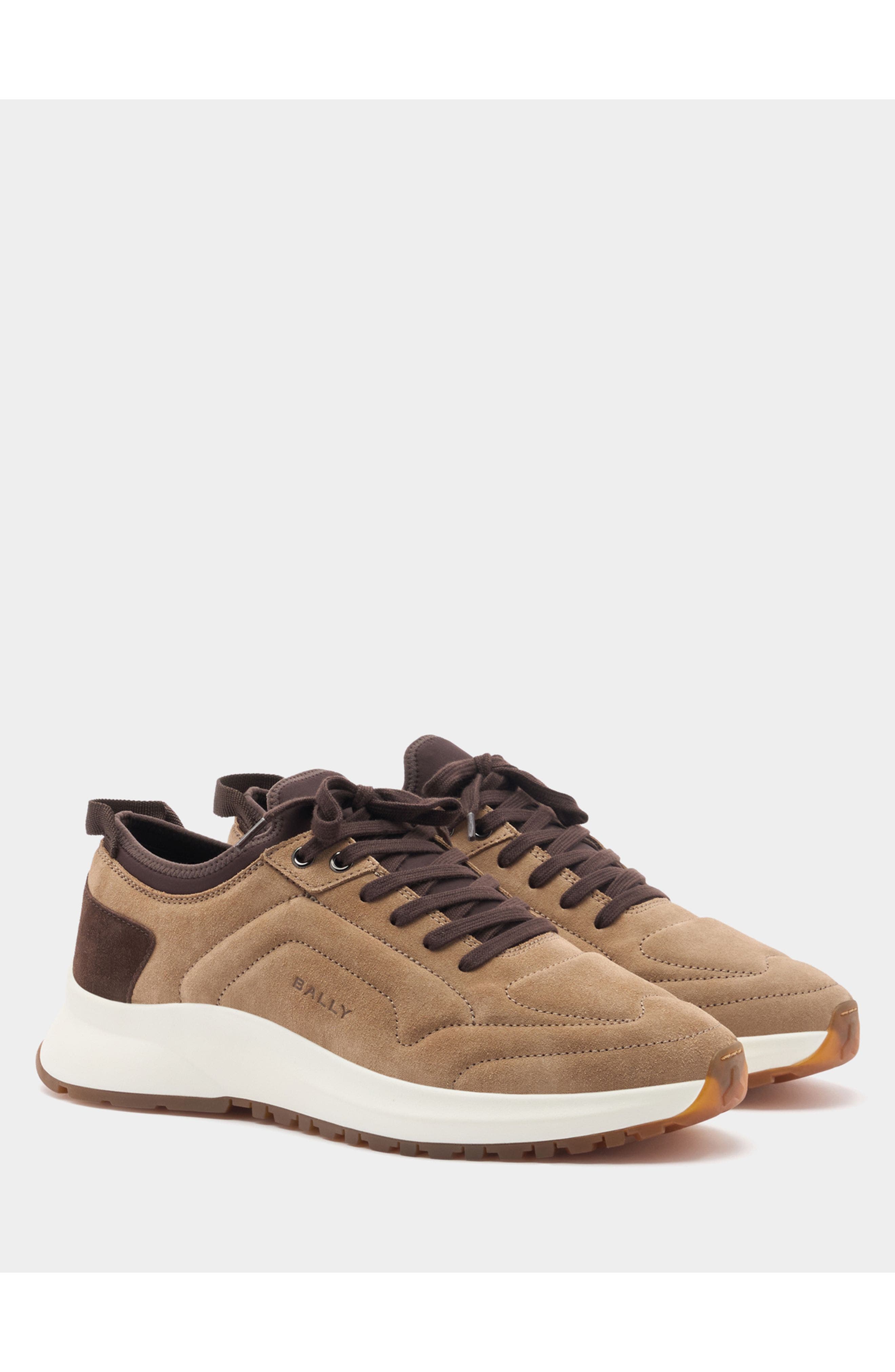 Bally Outline Sneaker in Suede, Alternate, color, 