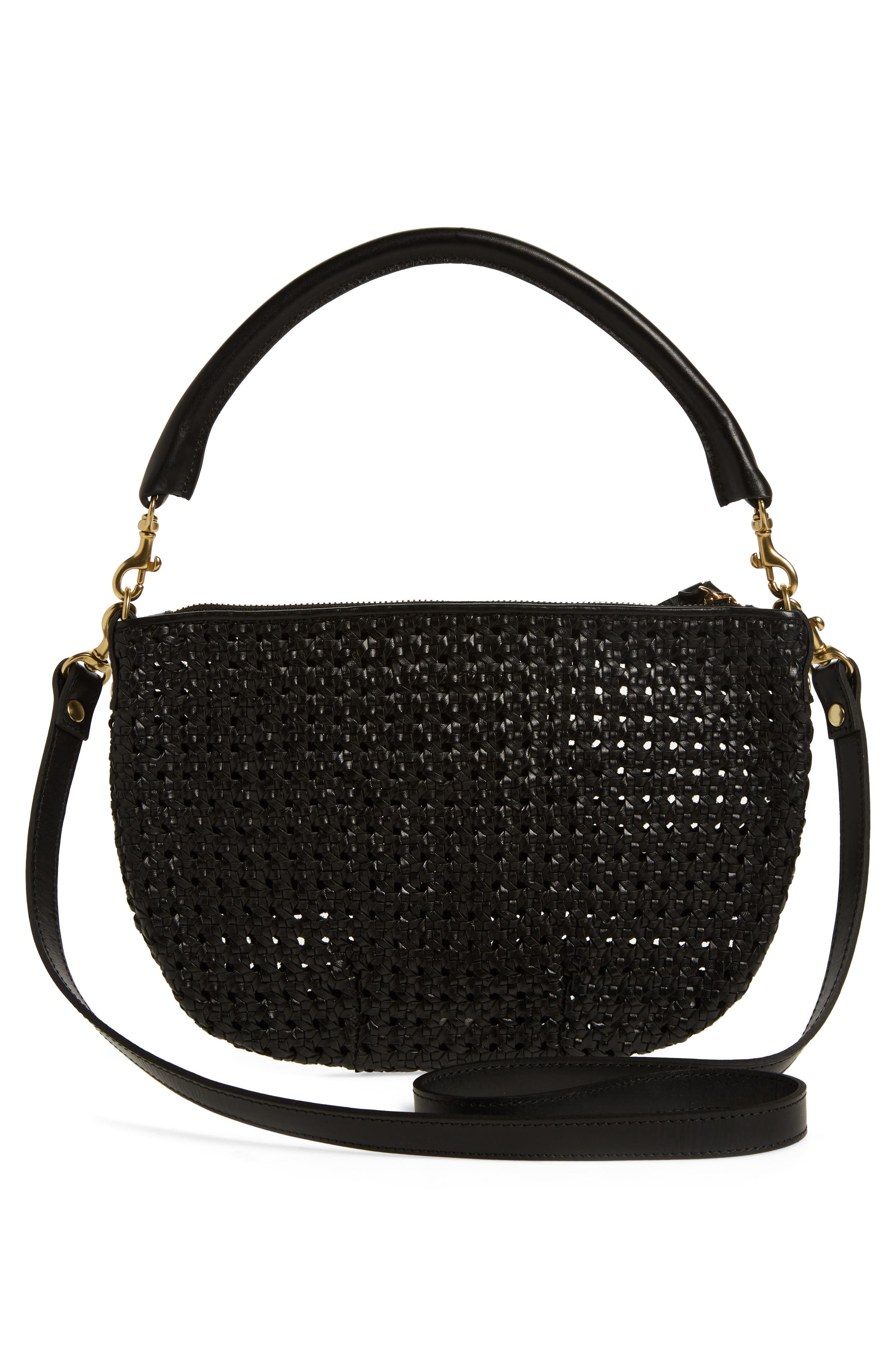Женские сумки Clare V. Petit Moyen Woven Messenger Bag — фото 4