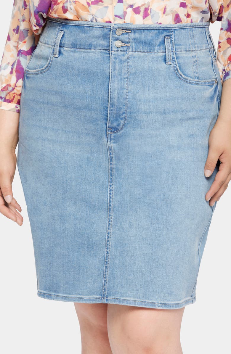 NYDJ Hollywood Denim Skirt, Alternate, color, Crystalline