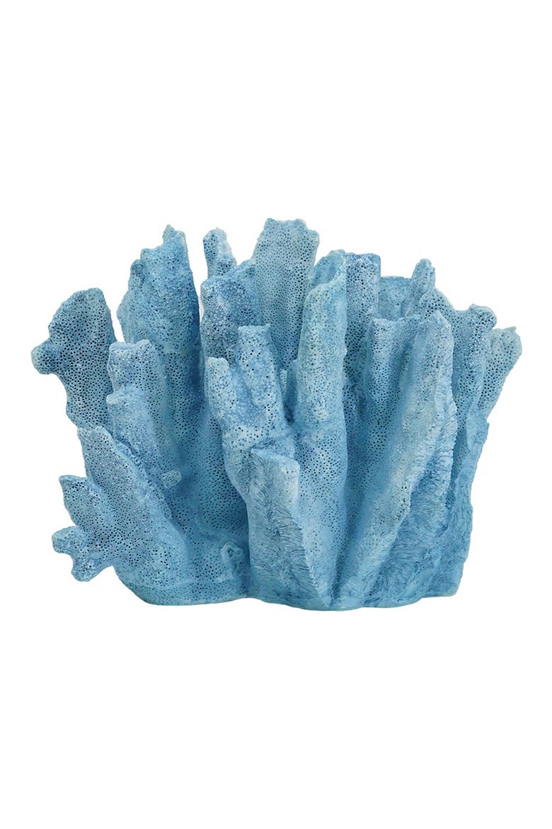 Faux Coral Scultpure, Main, color, BLUE