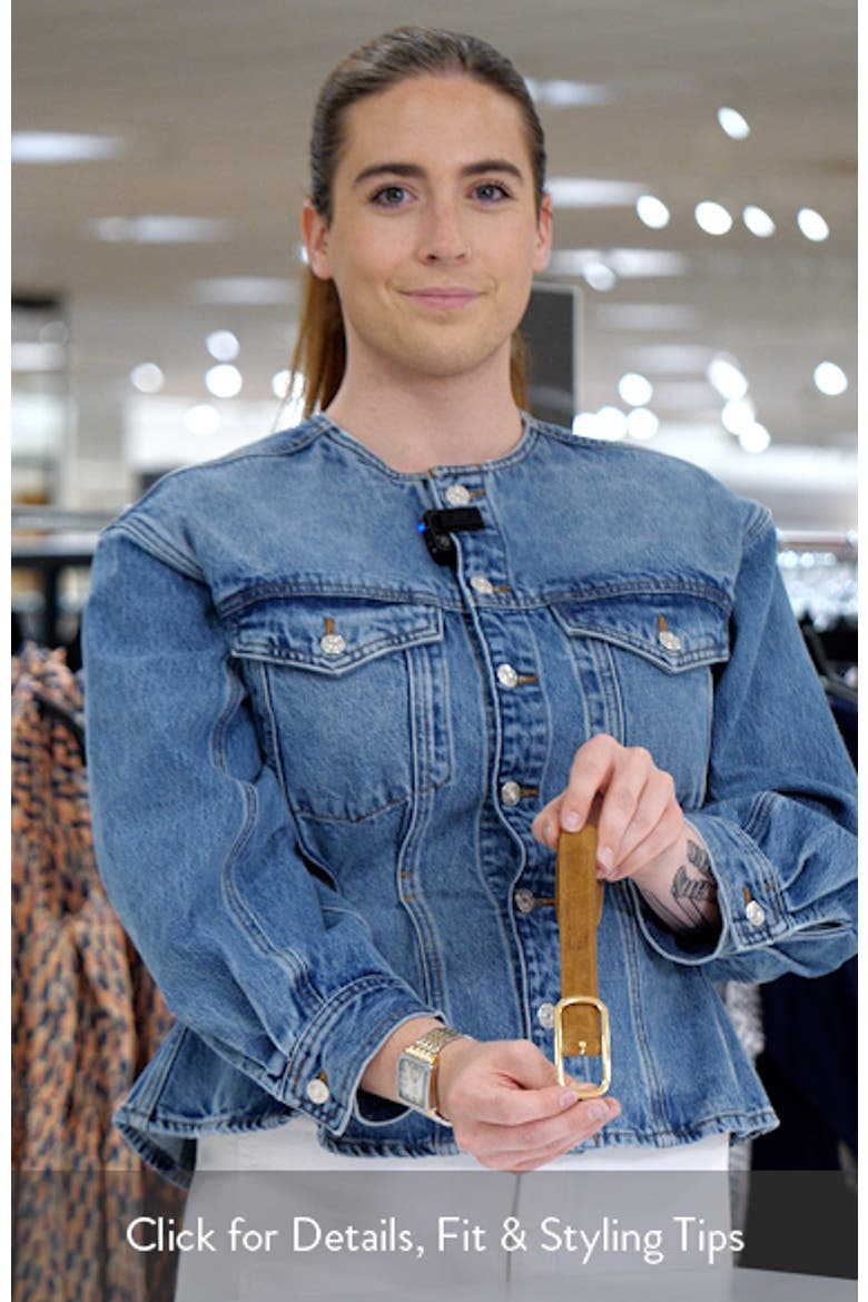 Loop Suede Belt video