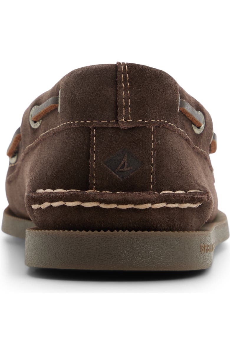 Sperry Authentic Original 2-Eye Woven Boat Shoe, Alternate, color, Dark Brown