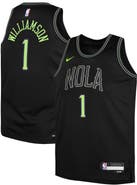 Nike Youth Nike Zion Williamson Black New Orleans Pelicans 2025/26 City Edition Swingman Jersey