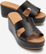 Forever & Always Shoes Lia Leather Platform Sandal