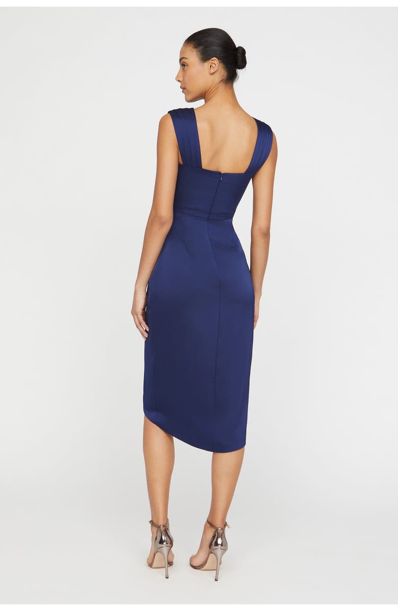 Theia Stephanie Wrap Dress, Alternate, color, Nautical Navy