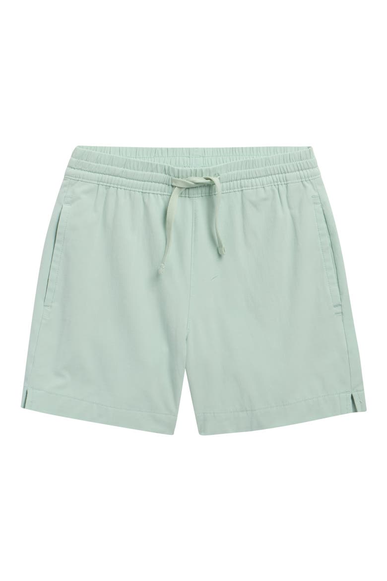 Kids' Cotton Blend Shorts, Main, color, SILT GREEN