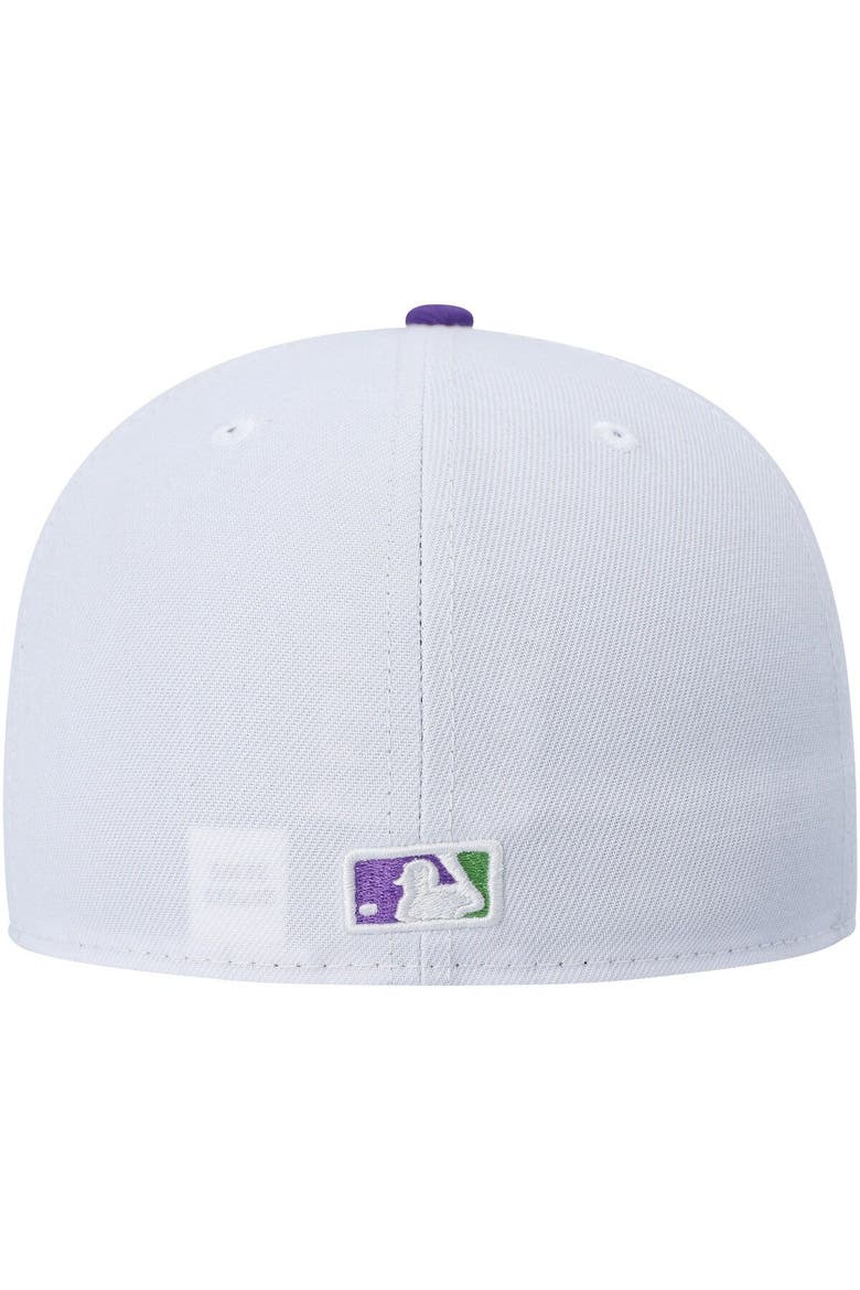 Men's New Era White Washington Nationals  Side Patch 59FIFTY Fitted Hat, Alternate, color, White