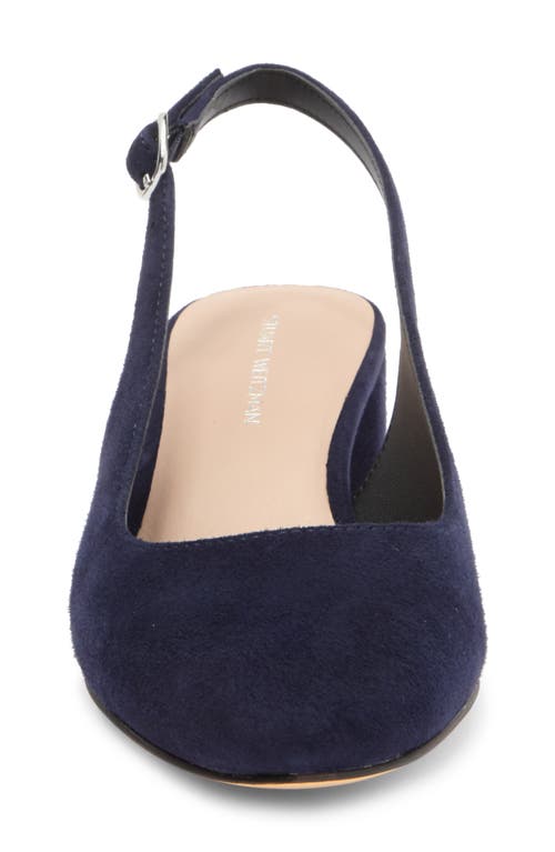 Stuart Weitzman Bridget Slingback Pump In Nice Blue