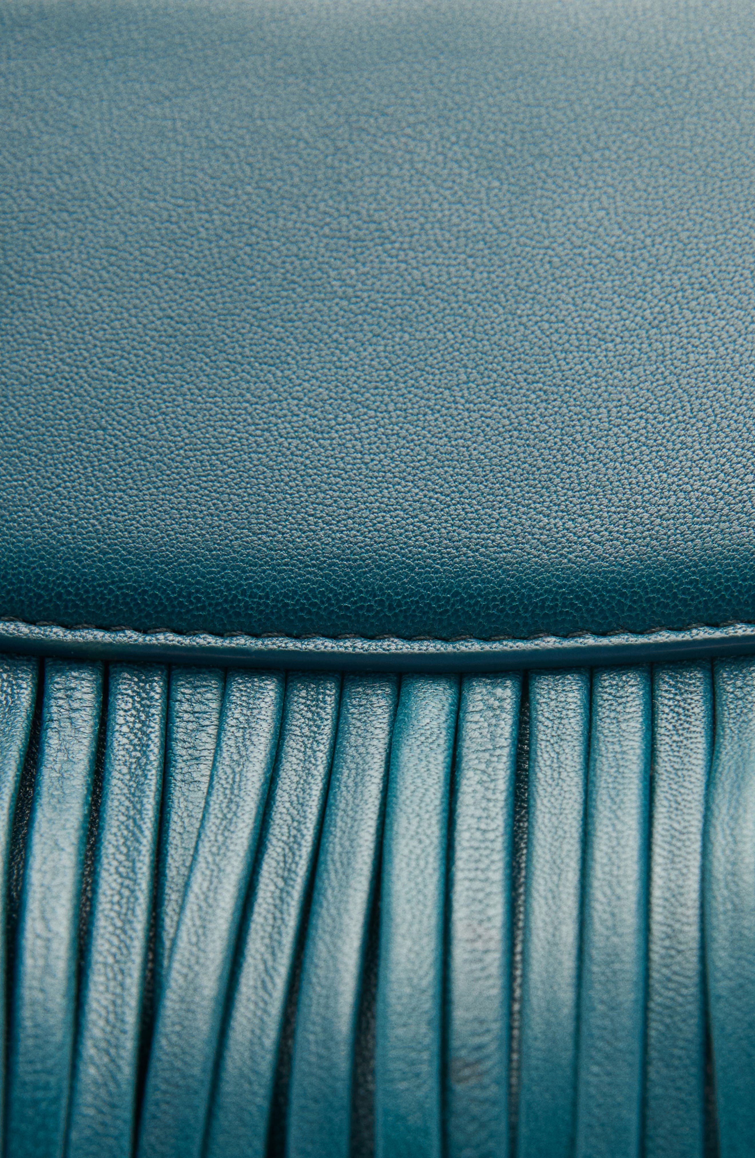 MANGO Leather Clutch, Alternate, color, 