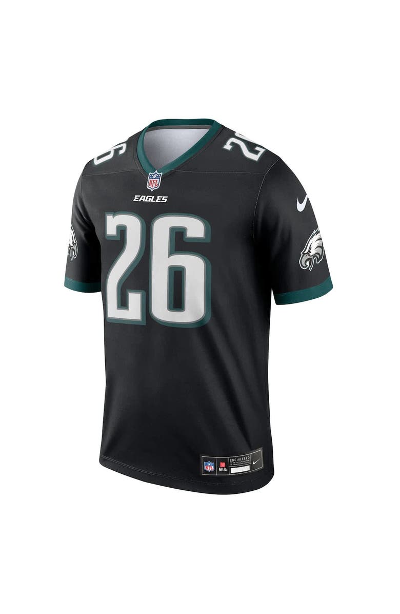 Nike Men's Nike Saquon Barkley Black Philadelphia Eagles  Legend Player Performance Top, Alternate, color, Black