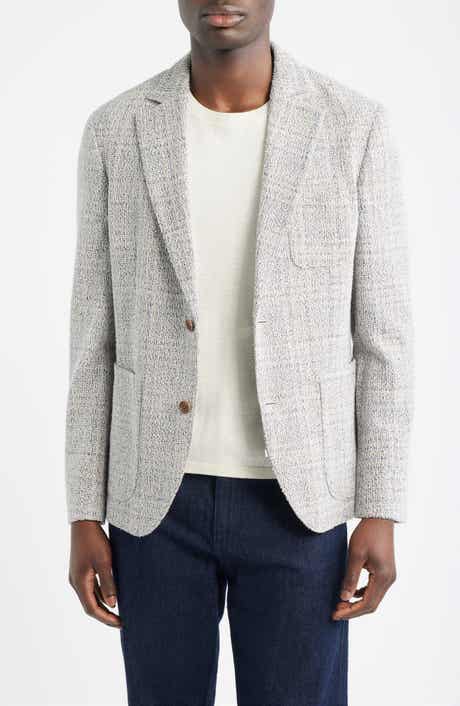 Henrik Trim Fit Knit Cotton Blend Tweed Sport Coat
