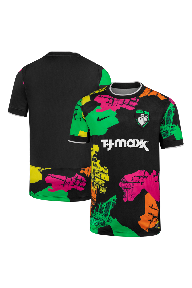 Youth Nike Black Boston Legacy FC 2026 Secondary Stadium Replica Jersey, Main, color, Black