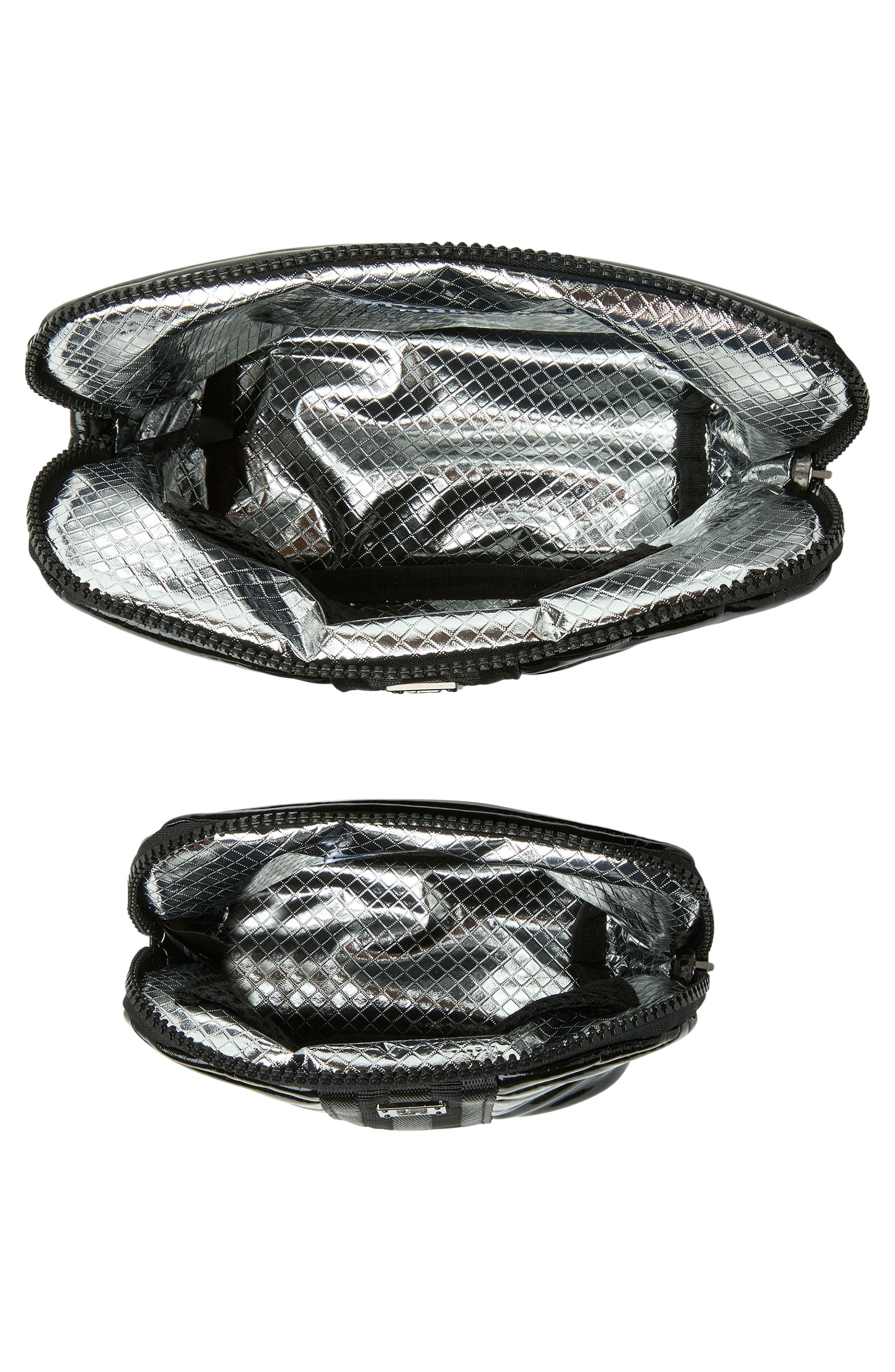 THINK ROYLN Double Stash Set of 2 Zip-Top Travel Pouches, Alternate, color, 