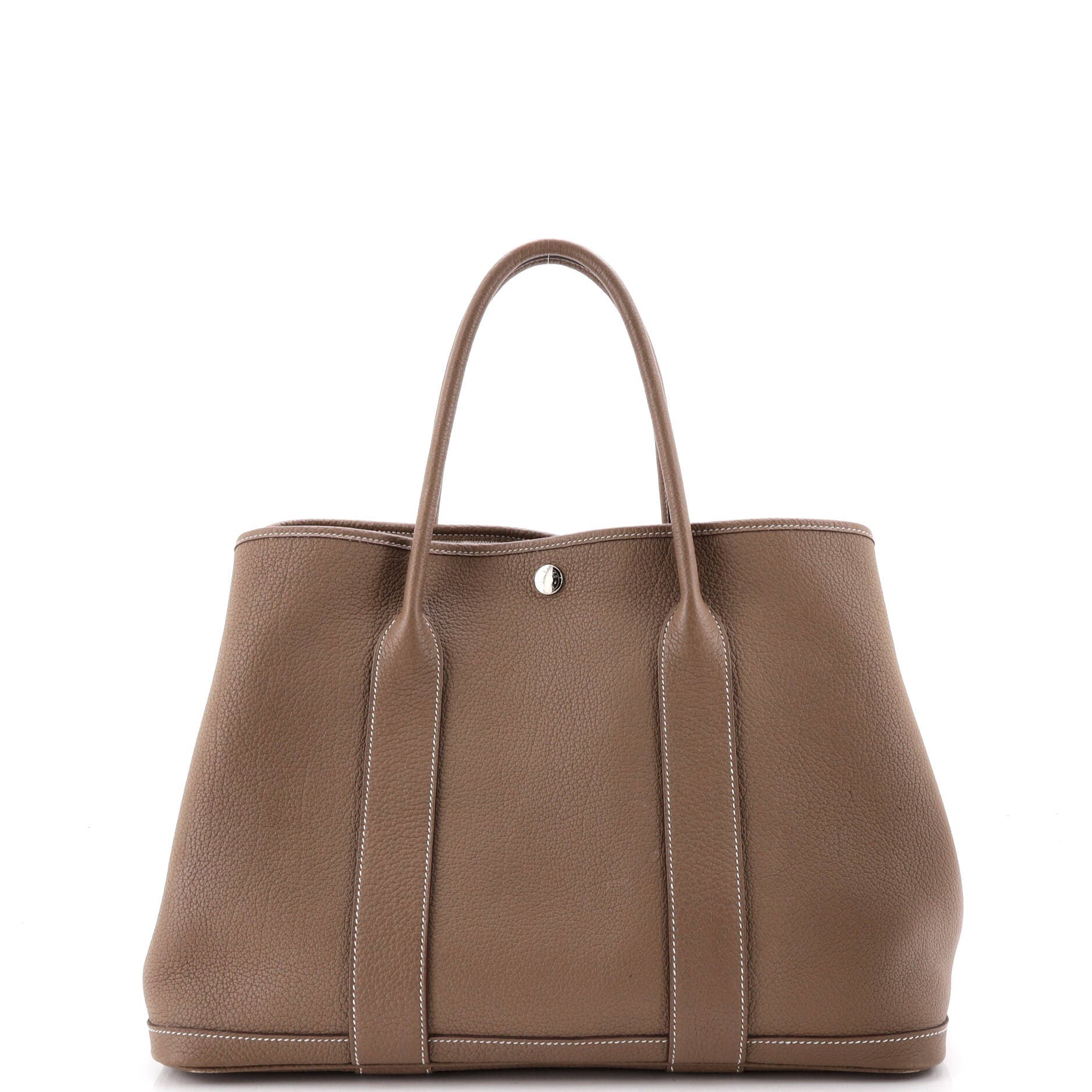 Garden Party Tote Leather 36, Alternate, color, Grey