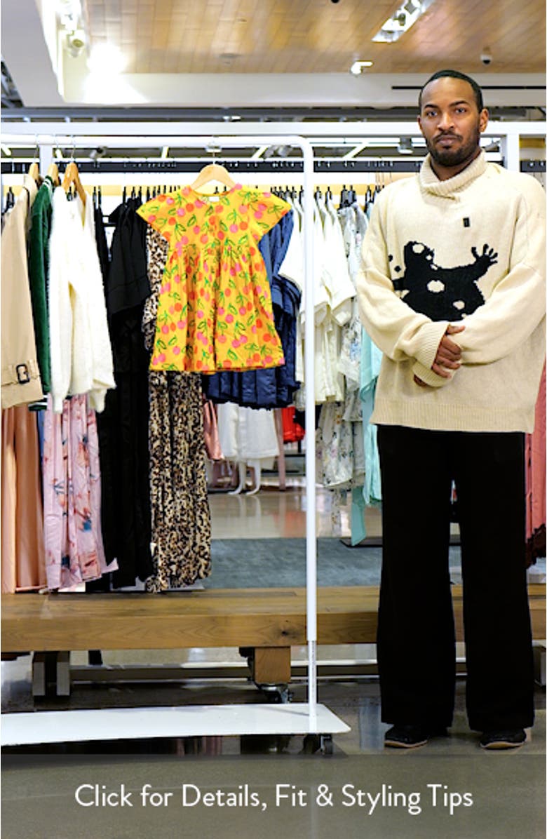 Kids' Fruit Print Cotton Dress, sales video thumbnail