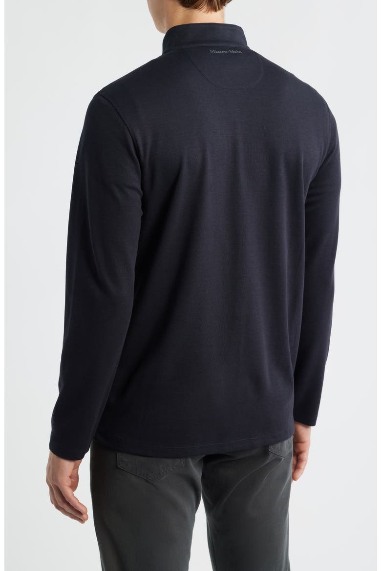 KPI Quarter Zip Pullover, Alternate, color, BLACK