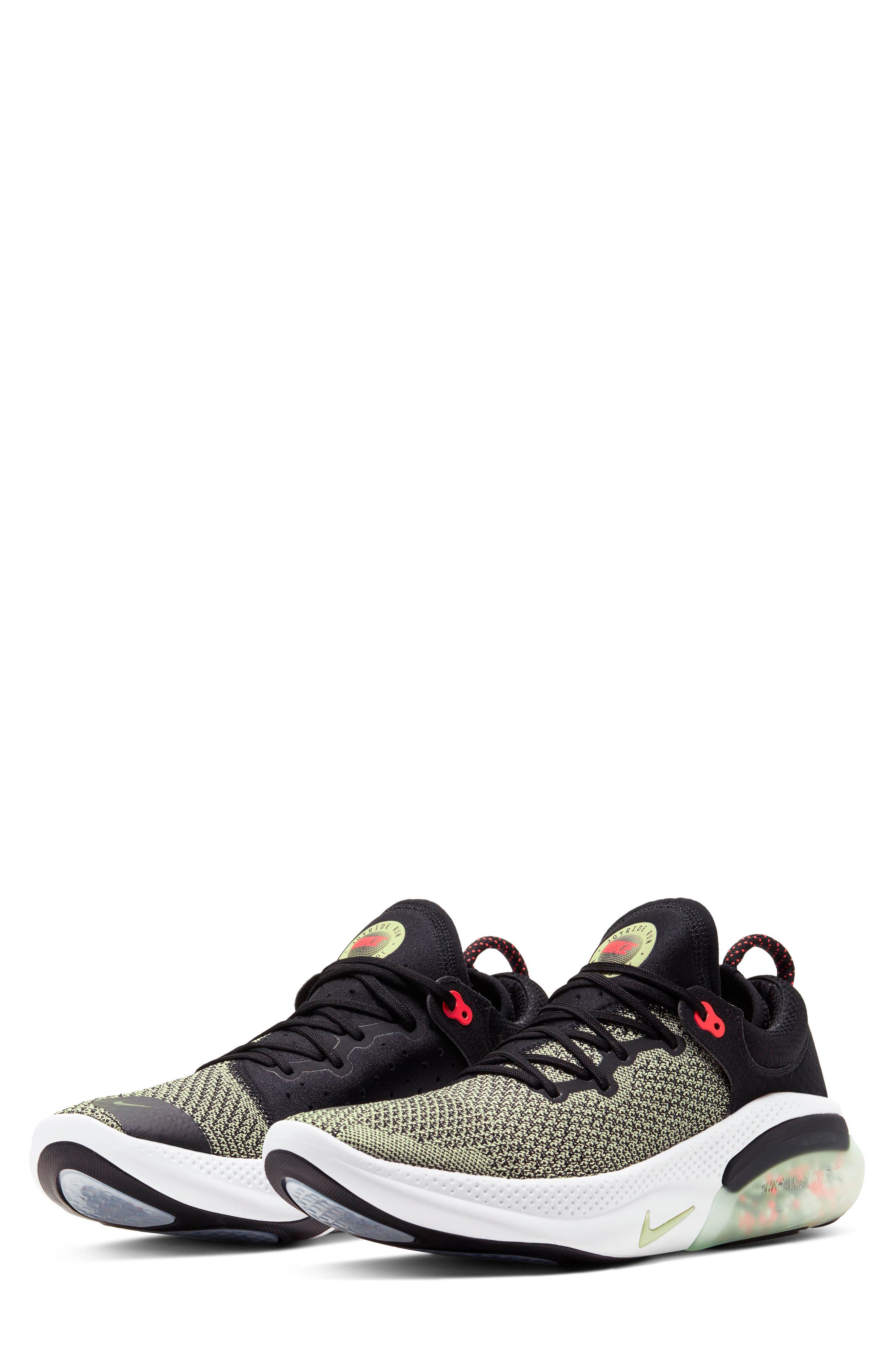 Joyride Run Flyknit Running Shoe, Main, color, BLACK/ OLIVE AURA/ CRIMSON