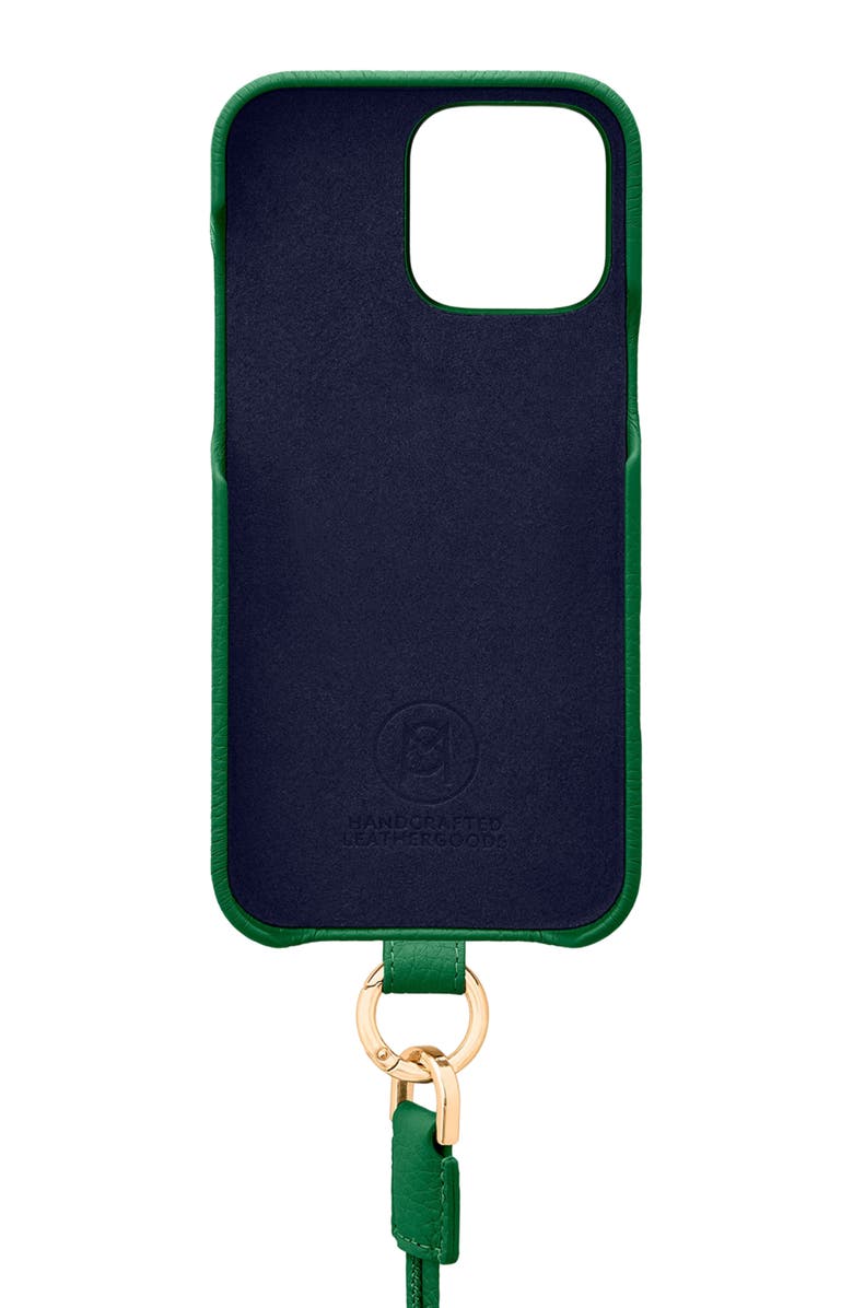 MAISON de SABRÉ Sling Phone Case, Alternate, color, Emerald Green