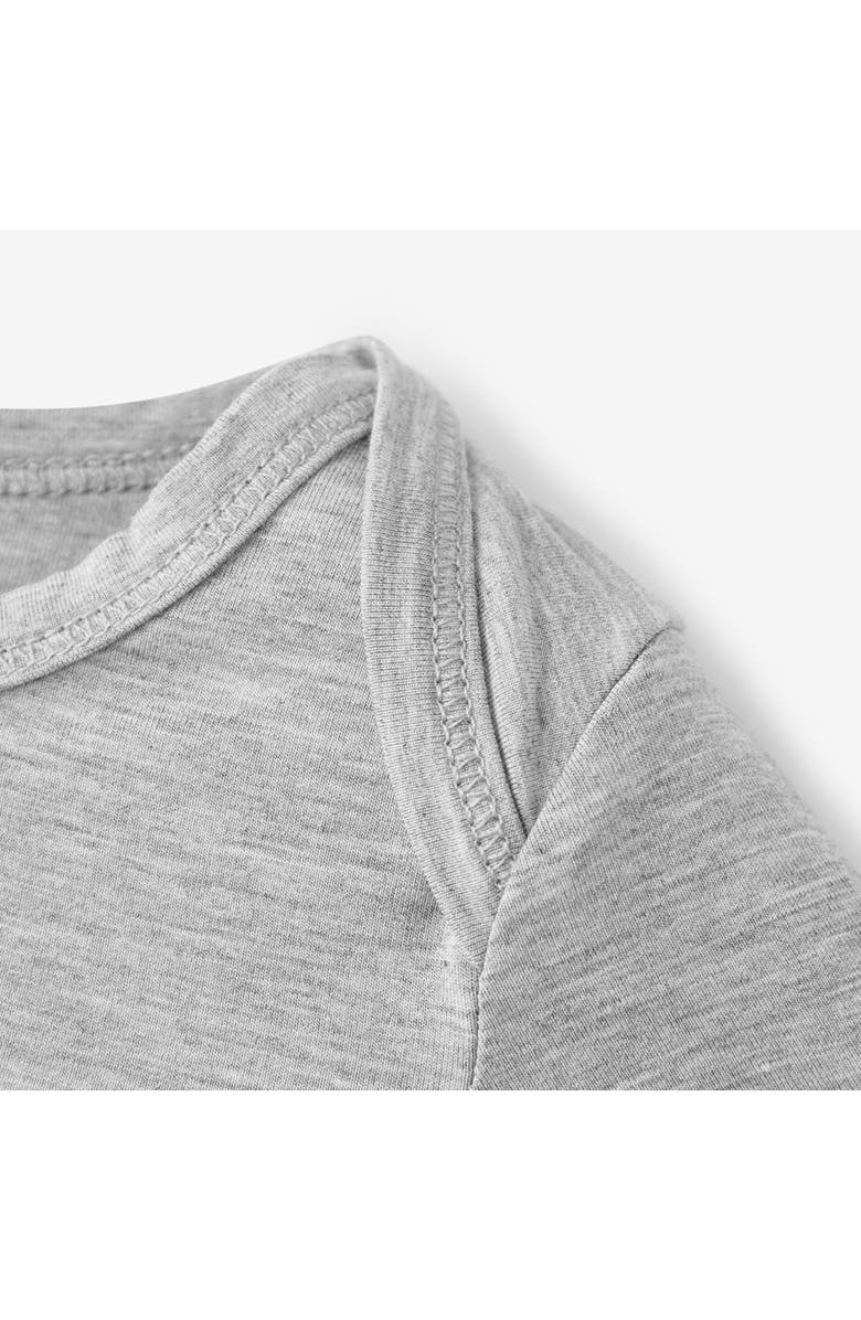 Milkbarn Luxe Solid One Piece, Alternate, color, Grey Melange