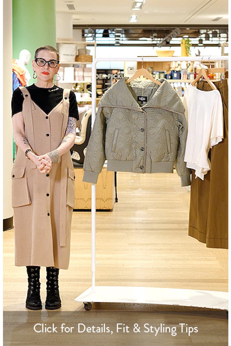 Solein Oversized Collar Quilted Jacket video