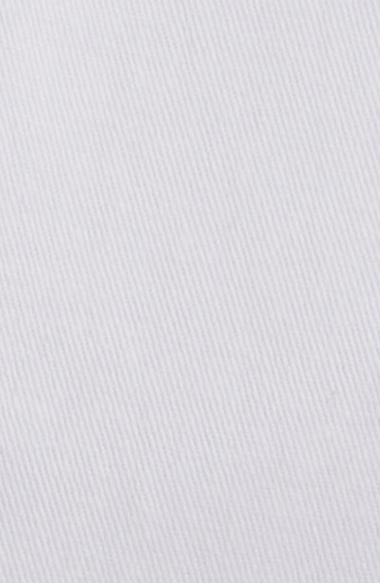 Topshop Pleated High Waist A-Line Twill Shorts, Alternate, color, White